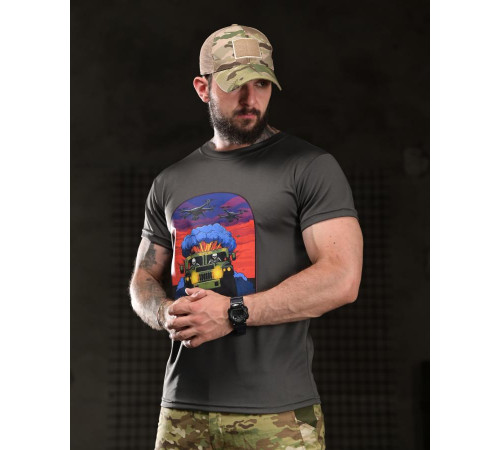 Тактична футболка BORN OF WAR highway grey ВТ4750