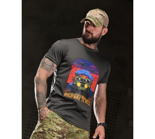 Тактична футболка BORN OF WAR highway grey ВТ4750