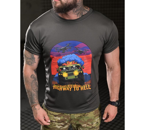 Тактична футболка BORN OF WAR highway grey ВТ4750
