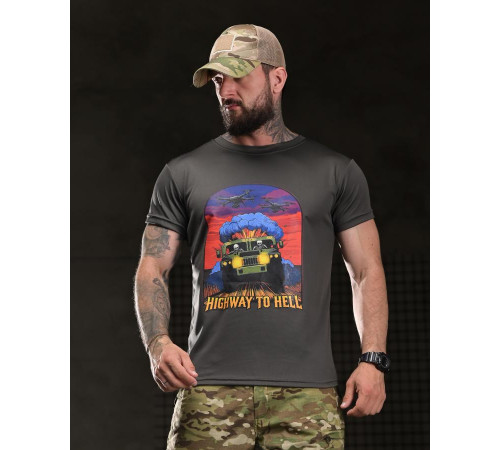 Тактична футболка BORN OF WAR highway grey ВТ4750