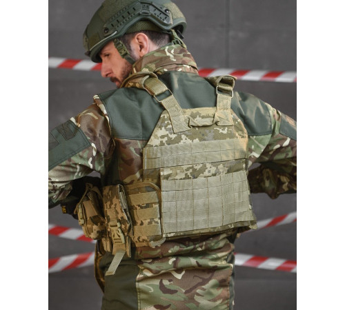 плитоноска 4 швидких скидання Cordura піксель НП5128
