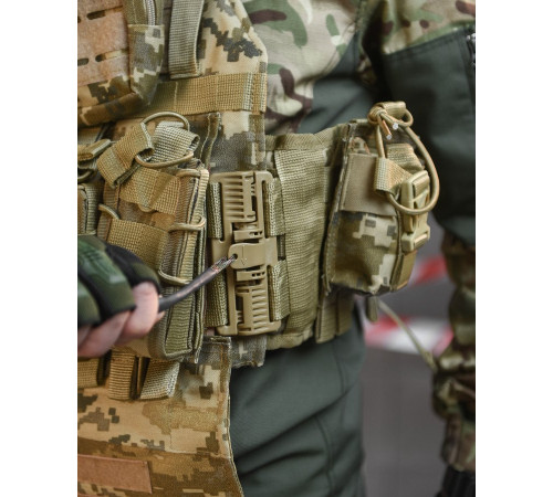 плитоноска 4 швидких скидання Cordura піксель НП5128