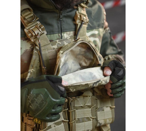 плитоноска 4 швидких скидання Cordura піксель НП5128