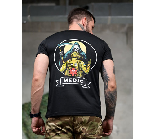 Тактична moisture-wicking футболка Medic black РП7346 за 549 грн