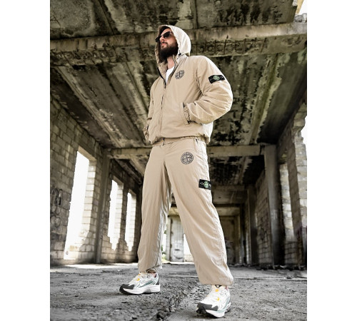 Спортивний костюм Stone Island submariner беж ВТ7645