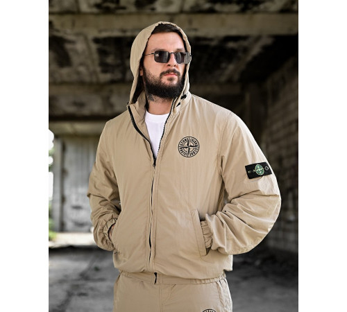 Спортивний костюм Stone Island submariner беж ВТ7645