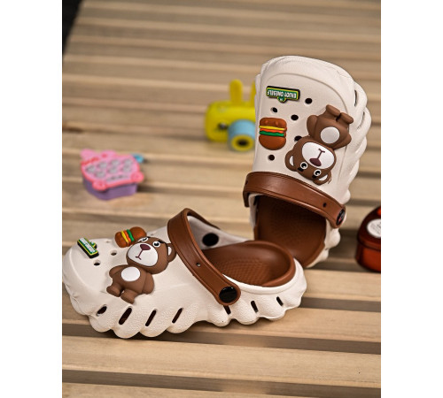 Children's crocs Teddy brown PP7774