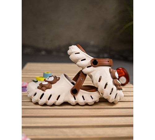 Children's crocs Teddy brown PP7774