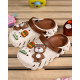 Children's crocs Teddy brown PP7774