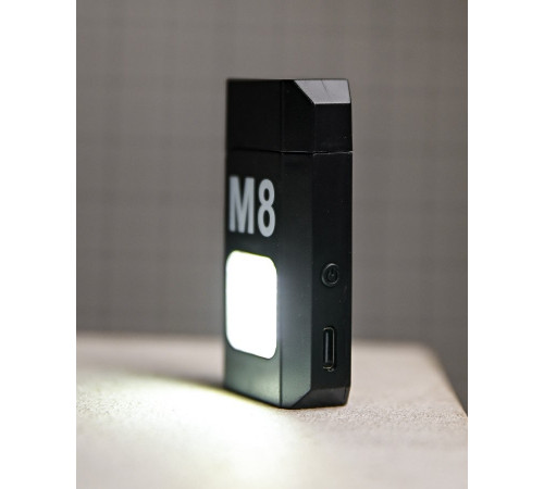 Електроімпульсна запальничка M8 USB з ліхтариком ПП8038
