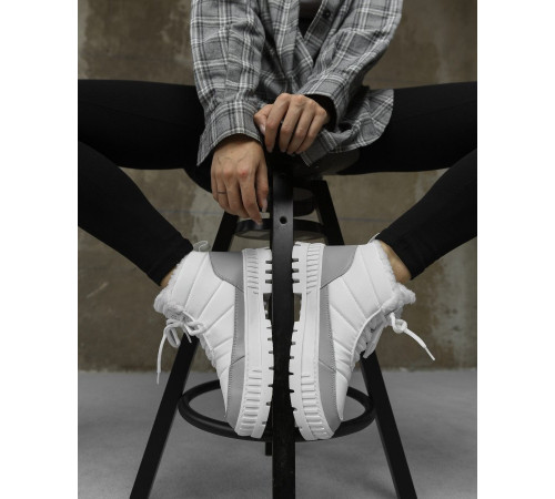 Жіночі черевики хутро white CX1670-2 НП5032