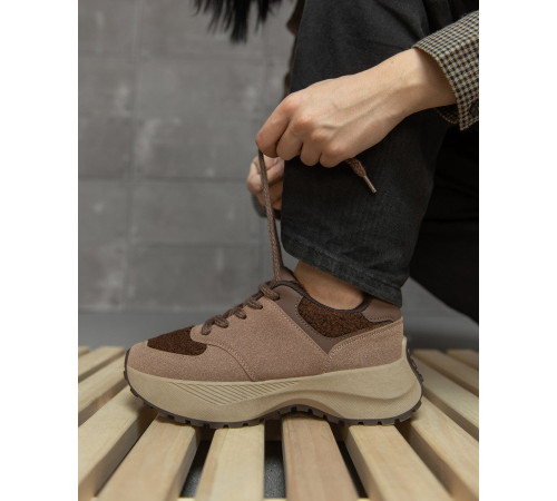 Жіночі кросівки teddi brown 9-781 НП3298 за 495 грн