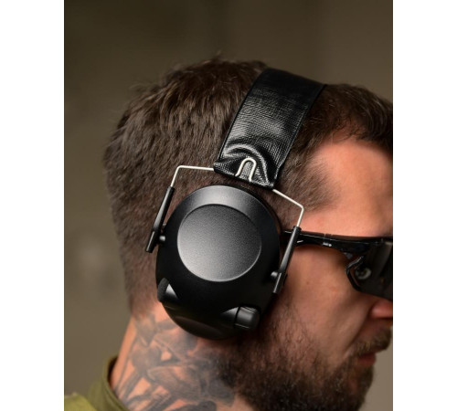 Активні тактичні навушники Tactical 6S black ВТ4666 за 1375 грн