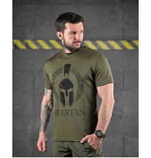 Тактична потоотводяща футболка Oblivion SPARTAN олива ДЛ6583