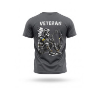 Тактична футболка SELION Veteran серая ДЛ7221