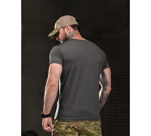 Тактична футболка BORN OF WAR I’m back grey ВТ4752