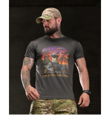 Тактична футболка BORN OF WAR I’m back grey ВТ4752