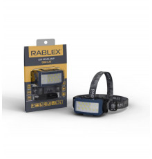 Ліхтарик Rablex налобний RB 958 (акумуляторний + водонепроникний + white/red/yelow + Type-C) /40/