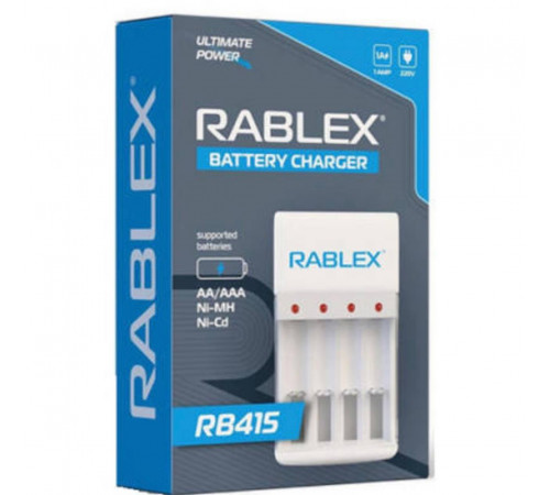 Зарядное устройство Rablex RB415 на 4 батарейки (AA,AAA) за 194 грн