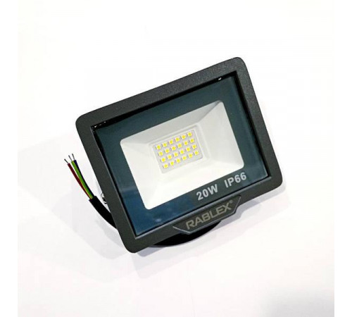 LED-Прожектор світодіодний Rablex RB-520 20W IP66 (80) за 207 грн