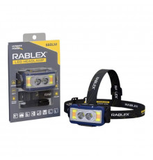 Ліхтарик Rablex налобний RB 980 (акумуляторний + водонепроникний + white/red/yelow + Type-C) /40