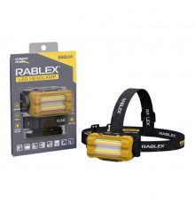 Фонарик Rablex налобный RB 981 (аккумуляторный + водонепроницаемый + white/red/yelow + Type-C) /40