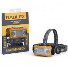 Ліхтарик Rablex налобний RB 962 (акумуляторний + водонепроникний + white/red/yelow + Type-C) /40/