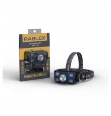 Ліхтарик Rablex налобний RB 963 (акумуляторний + водонепроникний + white/red/yelow + Type-C) /40/