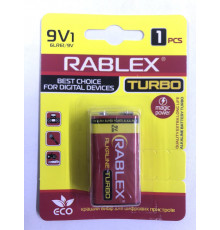 Rablex 6LR61/9V Turbo (Крона) 1шт BLISTER (1/12/60)