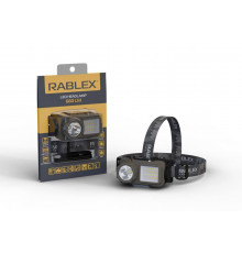 Ліхтарик Rablex налобний RB 953 (акамуляторний + водонепроникний + white/red/yelow + Type-C) /40/