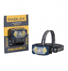 Ліхтарик Rablex налобний RB 964 (акумуляторний + водонепроникний + white/red/yelow + Type-C) /40/
