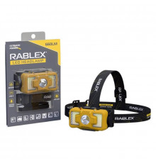 Ліхтарик Rablex налобний RB 968 (акумуляторний + водонепроникний + white/red/yelow + Type-C) /40