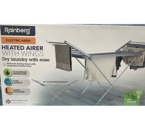 Электрическая сушилка для белья Rainberg EA-0149 центральный стол от сети прочные накладки