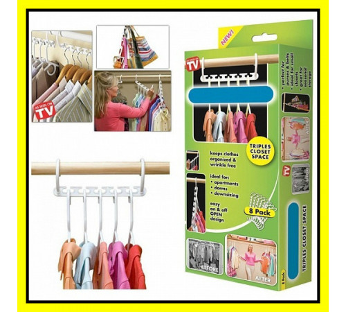 Вішалка для одягу Wonder Hanger за 93 грн