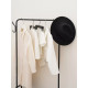 Вішалка для одягу з полицями для взуття Clothes Rack Up / Металева підлогова стійка 170×60×26 см