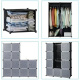 Пластикова складана шафа Storage Cube Cabinet 12 секцій за 1919 грн