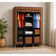 Тканинна шафа HCX Storage Wardrobe 88130 Сірий