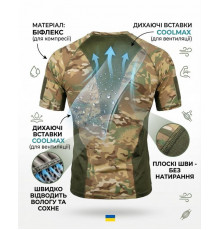 Компресійна потовідвідна футболка elit force SSO мультикам ШГ7263