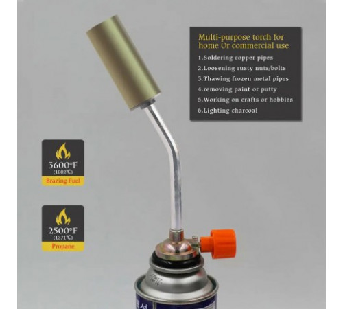 Газовая горелка 19см BLOW LAMP TORCH NO.:6003