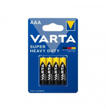 Батарейки VARTA Super Heavy Duty AAA R03/ 6187 солевые 1.5V мизинчиковые (4/48/240)