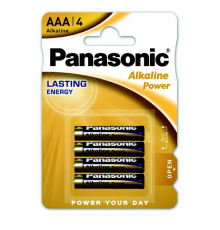 Батарейка PANASONIC LR03/ 9334 Alkaline Power 1x4 шт (48/240)