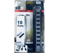 USB разветвитель HUB на 10 PORTS ART-5005 220V (50)
