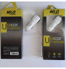 Автомобильное зарядное устройство 12V/2USB/2A MLQ 701 (120)