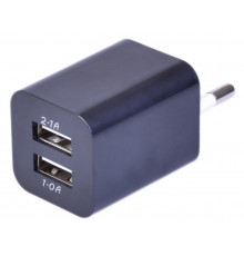 Сетевое зарядное устройство КУБИК ART-2100 ( 220v/2usb/2Am )(1000)