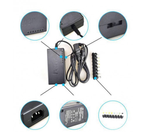 Адаптер универсальный для Laptop JY-120W/ 2456 (80 шт/ящ) за 342 грн