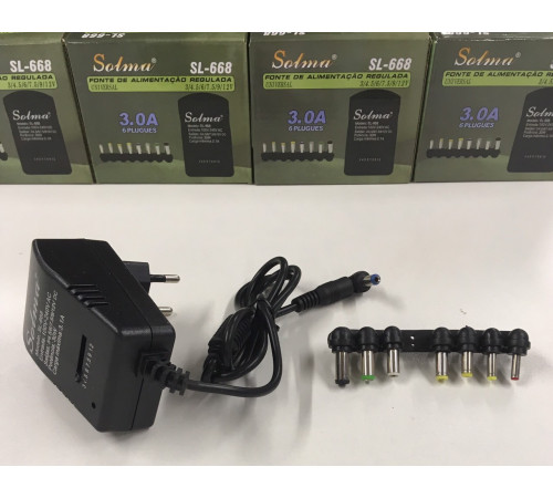 Адаптер SL-668/ 1322/ 12v/ 3A/ 7 in 1(100 шт/ящ) за 292 грн