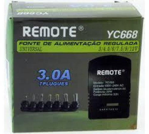 Адаптер SL-668/ 1322/ 12v/ 3A/ 7 in 1(100 шт/ящ) за 292 грн