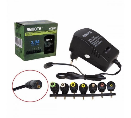 Адаптер SL-668/ 1322/ 12v/ 3A/ 7 in 1(100 шт/ящ) за 292 грн