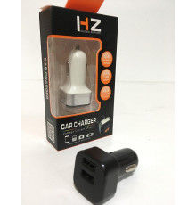 Автомобильное зарядное устройство HC1 9001+LCD/ 3101/ 12V/2USB/2A (200)