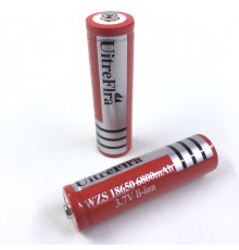 Аккумуляторы Ultra Fire /18650/4,2V/6800mA красные (500 шт/ящ)